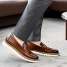 Mocassim Masculino GuGi 5400GG Social Casual com Sola Tratorada Alta e Confortável Antiderrapante