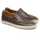 Mocassim Masculino Jacometti Dockside Couro Liso Dia a Dia