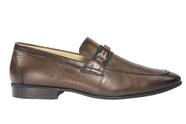 Mocassim Masculino Social em Couro Dark Brown - Cód: 84856