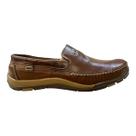 Mocassim Masculino Tertuliano 107 Ultraconforto Solado Emborrachado Couro Caramelo