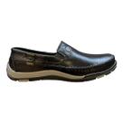 Mocassim Masculino Tertuliano 57 Ultraconforto Solado Emborrachado Couro Preto