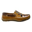Mocassim Masculino Tertuliano 79 Ultraconforto Solado Emborrachado Couro Caramelo