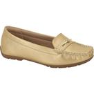 Mocassim Metalizado Fivela Tendência Moda Conforto 7035.655 Modare