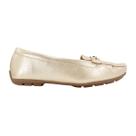 Mocassim Modare Metalizado Viena Dourado