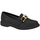 Mocassim Moleca Loafer Feminino Preto 5666110