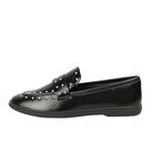 Mocassim Moleca Loafer Tachas Cabedal Tratorado