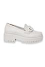 Mocassim Off White De Correntes Tratorado Via Marte Mocassim Off White De Correntes Tratorado Via Marte