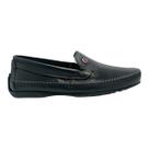 Mocassim Pegada Drive Sapatilha Masculino Couro Legítimo Preto 140771-04 -