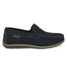 Mocassim Pegada Masculino Couro Drive com Elástico 141603 Cor:MarinhoTamanho:39Gênero:Homem