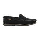 Mocassim Pegada Masculino em Couro Marinho