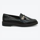 Mocassim Ramarim Verniz Feminino 2611103-01 Cor:PretoTamanho:40