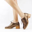 Mocassim Salto Bloco Couro