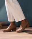Mocassim Salto Couro - Whisky