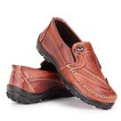 Mocassim Sapatilha Docksider Masculina todo em Couro Legitimo