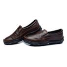 Mocassim sapatilha Marrom masculina