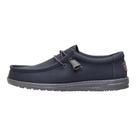 Mocassim slip-on masculino HEYDUDE Wally Canvas, tamanho 13