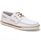 Mocassim Top Side Couro Legítimo Nobuck Palmilha Gel Areia
