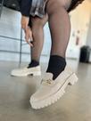 Mocassim Tratorado Off White