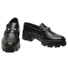 Mocassim Tratorado Pires Shoes Sola Alta com Costura e Fivela