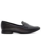 Mocassin usaflex salto baixo couro
