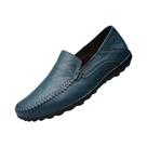 Mocassins Casuais Masculinos De Couro Genuíno Respiráveis Slip-On Estilo Náutico Tamanhos 37-47