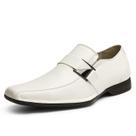 Mocassins Clássicos Slip-On Masculinos Bruno Marc Branco 10,5