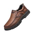 Mocassins De Couro Respirável Para Homens, Feitos À Mão, Com Sola De Borracha Grossa, Sapatos Mocassins De Couro Respirável Para Homens, Feitos À Mão, Com Sola De Borracha Grossa, Sapatos