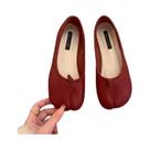 Mocassins Femininos De Couro Confortáveis Com Separador De Dedos, Respiráveis E Casuais, Sapatilhas Mocassins Femininos De Couro Confortáveis Com Separador De Dedos, Respiráveis E Casuais, Sapatilhas