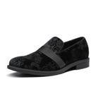 Mocassins Masculinos Bruno Marc em Veludo Preto Tamanho 8
