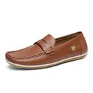 Mocassins Masculinos Bruno Marc para Dirigir em material sintético Marrom Tamanho 12