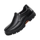 Mocassins Masculinos Em Couro Legítimo Preto E Marrom, Sapatos Casuais Em Couro Macio Com Sola
