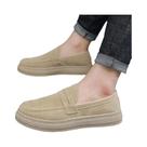 Mocassins Masculinos Leves E Respiráveis Com Plataforma, Confortáveis E Casuais, Tênis Slip-On Para