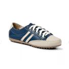 Mocatênis Feminino em Couro Legítimo Cor Azul Marinho c/ Bege Mod. 103 - Izabela Araújo Mocatênis Feminino em Couro Legítimo Cor Azul Marinho c/ Bege Mod. 103 - Izabela Araújo