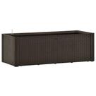 Mocha autoirrigável para uso interno/externo VidaXL para jardim com cama elevada Mocha autoirrigável para uso interno/externo VidaXL para jardim com cama elevada