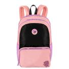 Mochila 2 Compartimentos Capricho Block - Pêssego e Lilás