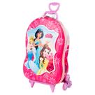 Mochila 3D de Rodinha Infantil - Disney - Princesas - Maxtoy