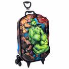 Mochila 3D de Rodinha Infantil - Marvel Avengers - Hulk - Maxtoy
