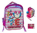 Mochila 3d Escola Infantil Bolsa Material Personagem Aula