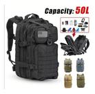 Mochila 50 Litros Tática Camping Militar Resistente