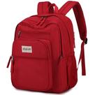 Mochila Abshoo Big Student 32L para viagens universitárias (vermelha)