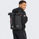 Mochila Adidas Híbrida Roll-Top Audi F1 Preta Mochila Adidas Híbrida Roll-Top Audi F1 Preta