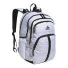 Mochila adidas Prime 7 de dois tons branca/preta com garantia vitalícia