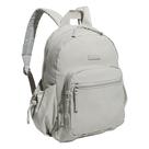 Mochila adidas Weekender para mulheres com capa para laptop cinza