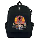Mochila Anime School Eleven Stranger Kids de algodão-poliéster