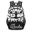 Mochila Anneunique Personalizada Cheerleaders Grey Bling Print Mochila Anneunique Personalizada Cheerleaders Grey Bling Print
