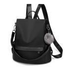 Mochila Anti-Roubo CHERUTY - Nylon, Moderna e Preta