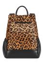 Mochila antifurto de couro estampado feminina Suelen -