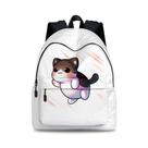 Mochila Aphmaus Anime School Bag Cartoon Student Lap 30x17x40cm