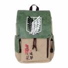 Mochila Attacks on Titans Cartoon Kids School Canvas 32x16x42cm