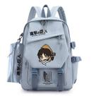 Mochila Attacks Ons Titans Kids School Nylon 29x13x42cm